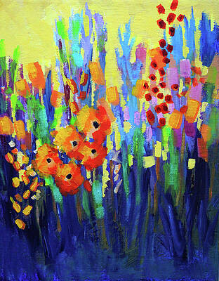Summer Flower Garden by Nancy Merkle Summer Flower Garden by Nancy Merkle