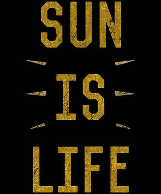 Wall Art - Digital Art - Sun Is Life Beach by Flippin Sweet Gear