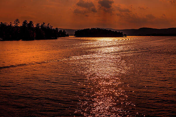 Sun Setting on Lake George by David Patterson Sun Setting on Lake George by David Patterson