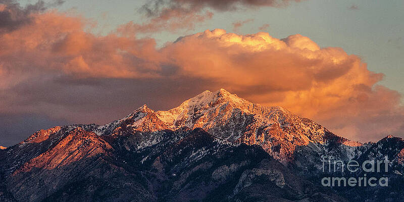 Sun setting over Twin Peaks by Spencer Baugh Sun setting over Twin Peaks by Spencer Baugh