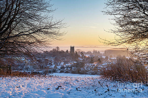 Sunrise over Chipping Campden in the Snow by Tim Gainey Sunrise over Chipping Campden in the Snow by Tim Gainey