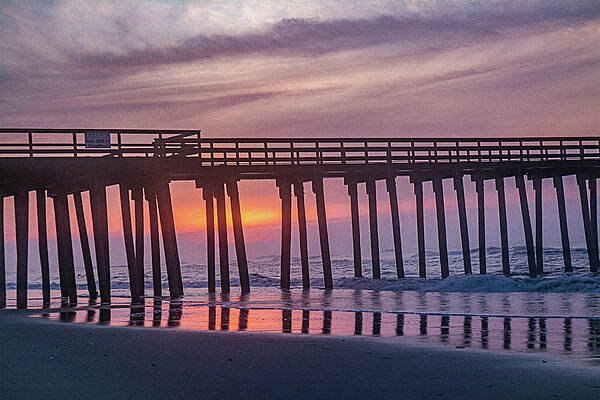 Sunrise Pier Close Up by Dathan Hylton