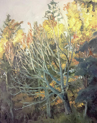  Painting - Sunrise Tree by Adam Kenney