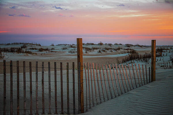Wall Art - Photograph - Sunset at the Point - Emerald Isle NC by Bob Decker