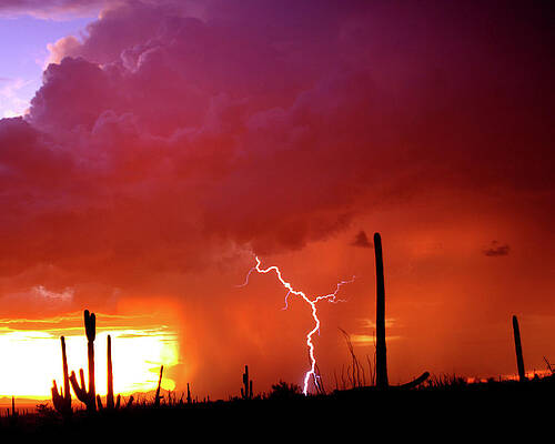 SUNSET FIRE AND RAIN by Douglas Taylor SUNSET FIRE AND RAIN by Douglas Taylor
