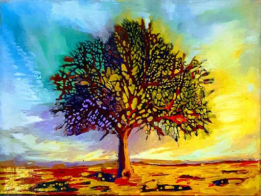 Sunset on the old Oak Tree by Marysue Ryan Sunset on the old Oak Tree by Marysue Ryan