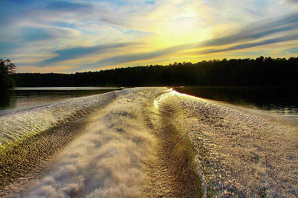 Sunset on the Wake by Nadine Lewis Sunset on the Wake by Nadine Lewis