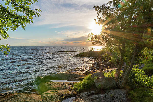 Wall Art - Photograph - Sunset Over Lake Nipissing in North Bay, Ontario 7 by John Twynam
