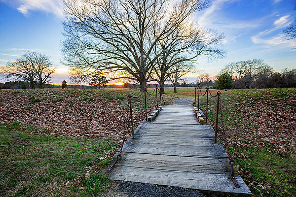 Wall Art - Photograph - Sunset Path at Yorktown Battlefield by Rachel Morrison