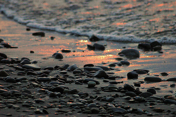 Sunset Rocks by Dawn Thomas