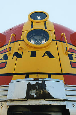 Wall Art - Photograph - Super Chief -- Santa Fe EMD F7 at the California State Railroad Museum in Sacramento, California by Darin Volpe