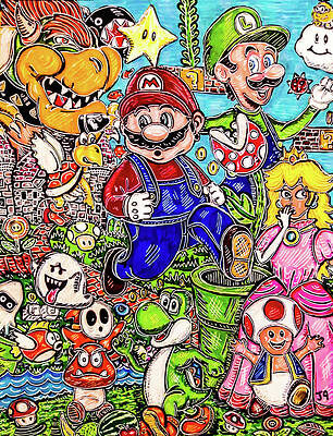 Super Mario Drawings For Sale - Fine Art America