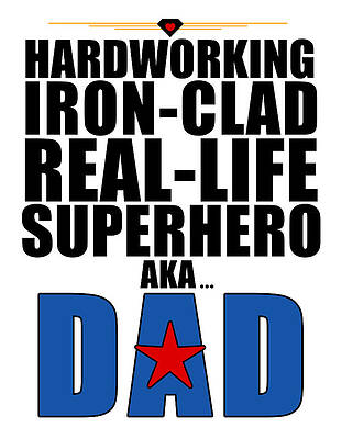 Superhero Dad Typography by Doreen Erhardt Superhero Dad Typography by Doreen Erhardt