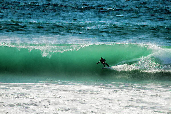 Wall Art featuring the photograph Surfer In A Tube by Waterdancer