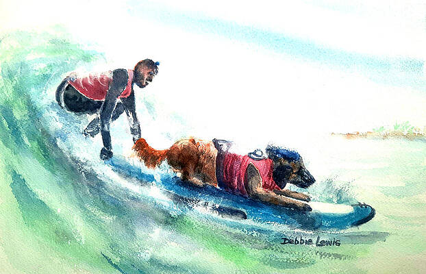 Surfing Buddies by Debbie Lewis Surfing Buddies by Debbie Lewis