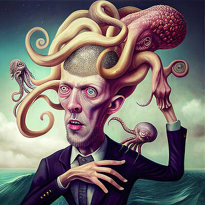 Surreal Hybrid Creature 03 Octopus and Human by Matthias Hauser Surreal Hybrid Creature 03 Octopus and Human by Matthias Hauser