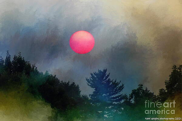Surreal Wildfire Sunset by Tami Quigley Surreal Wildfire Sunset by Tami Quigley