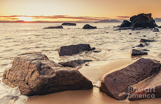 Wall Art - Photograph - Swansea Coastline Sunrise by Jorgo Photography