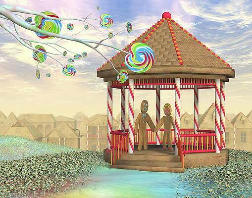 Wall Art - Digital Art - Sweethearts by Steven Lutz