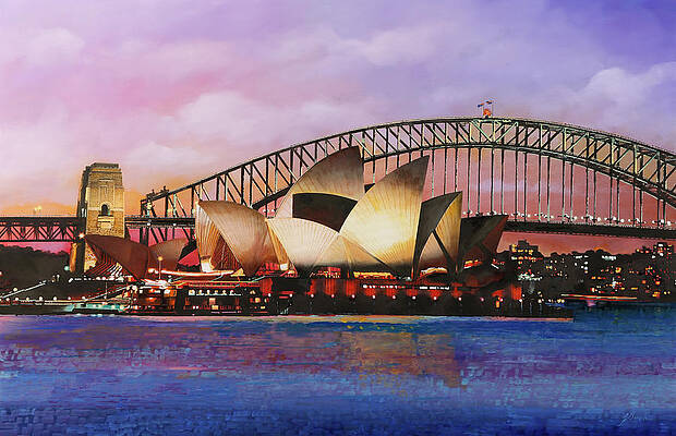 Sydney Opera House Paintings Fine Art America