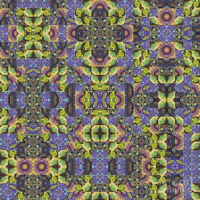 Wall Art - Painting - T J O D Mandala Series Puzzle Variations 1 to 9 Variation by Helena Tiainen
