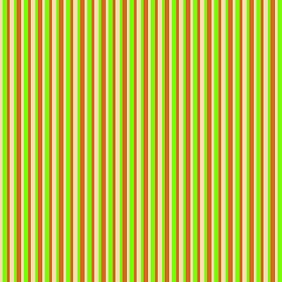 [ Thumbnail: Tan, Green, and Chocolate Colored Lines/Stripes Pattern Acrylic Print ]