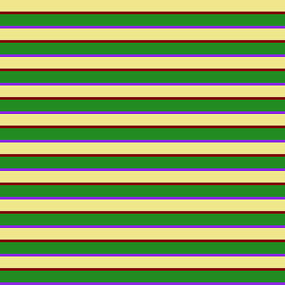 [ Thumbnail: Tan, Maroon, Forest Green, and Purple Colored Lines/Stripes Pattern Poster ]