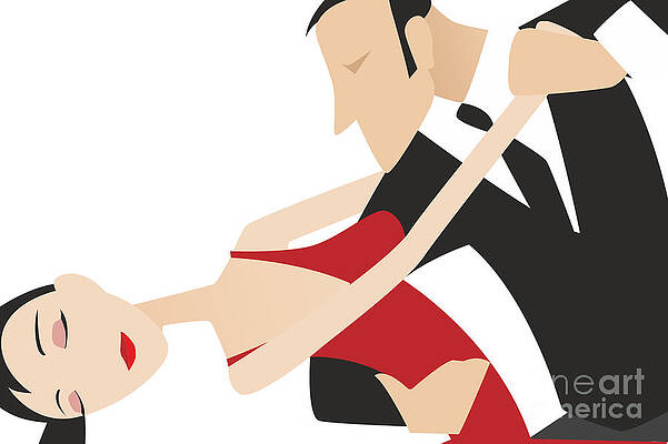 Wall Art - Digital Art - Tango by Antonios Valamontes