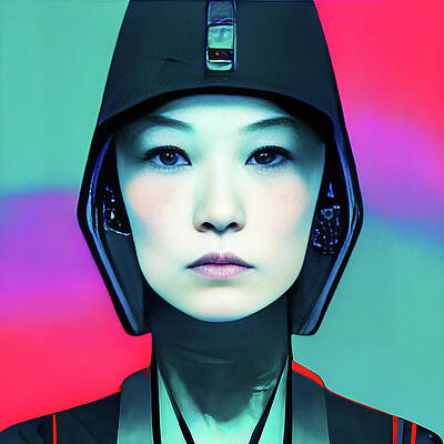 Technopunk Japonisme Portrait 01 by Matthias Hauser Technopunk Japonisme Portrait 01 by Matthias Hauser