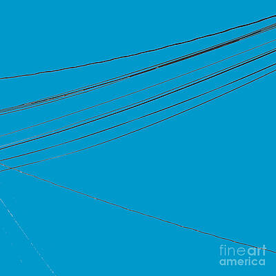 Tele lines silhouette No.3 by Fei A Tele lines silhouette No.3 by Fei A