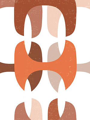Terracotta Abstract 27 Modern Contemporary Art Abstract