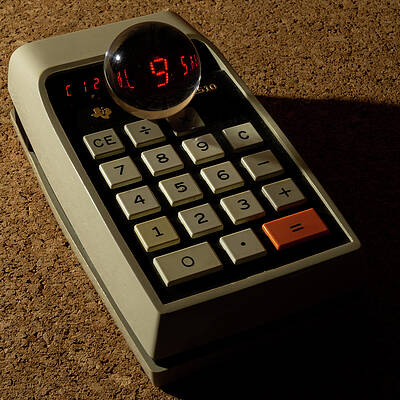 Wall Art - Photograph - Texas Instruments Calculator by Rolf Bertram