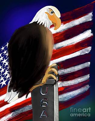 Wall Art - Digital Art - That Eagle Eye by Doug Gist