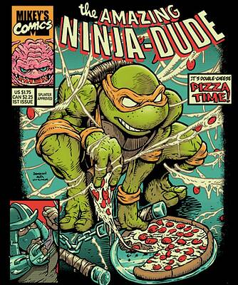 Master Cheese Shredder - Ninja Turtles - Posters and Art Prints