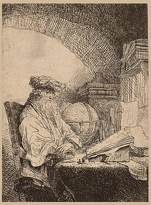 The Astrologer Print by Ferdinand Bol