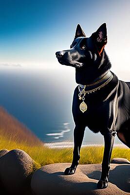 The black dog by Jessica Belini