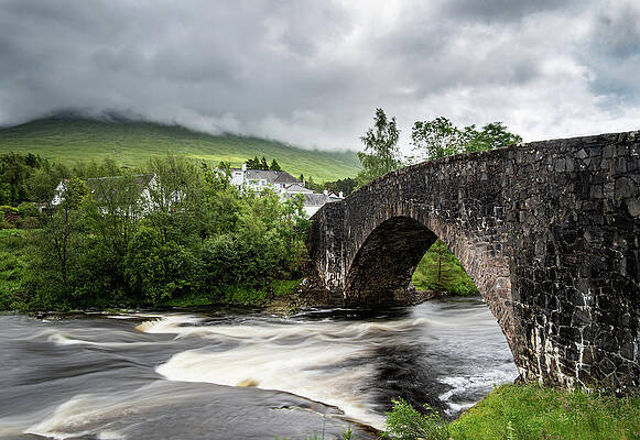 Wall Art - Photograph - The bridge of orchy in the central highlands of Scotland by Michalakis Ppalis