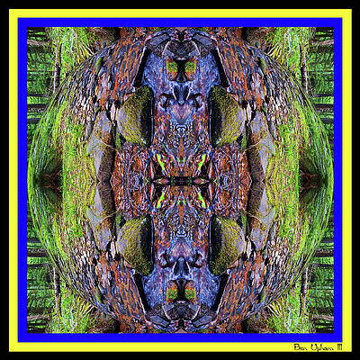 The Center of Eternity Sphereized in a 3 Color Frame by Ben Upham III The Center of Eternity Sphereized in a 3 Color Frame by Ben Upham III