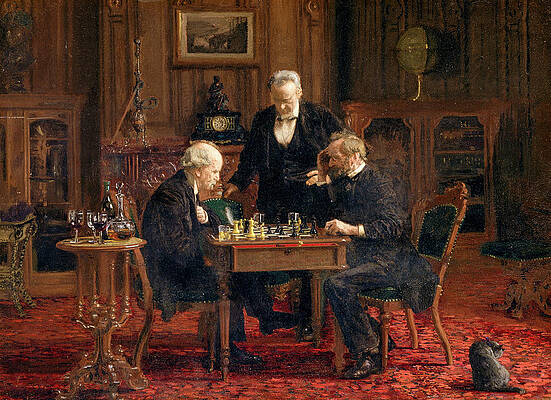 What's your next chess move? How about chess paintings and drawings? Chess  In Art