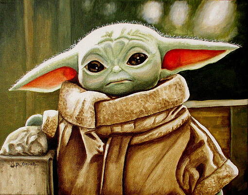 Baby Yoda Art for Sale - Pixels