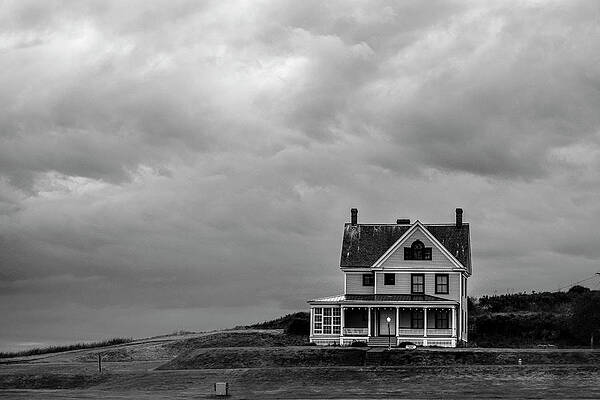 Wall Art featuring the photograph The Colonel's House Fort Casey by Mary Lee Dereske