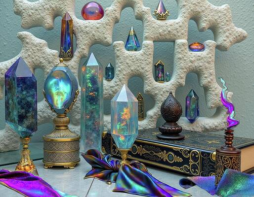 Wall Art - Digital Art - The Fall Magic Collection Window Display by Eris And AI