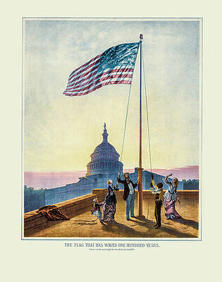 The Flag That Was Waved 100 Years by Vintage History Restored