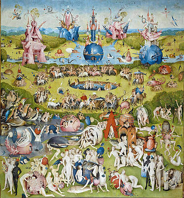 Wall Art - Painting - The Garden of Earthly Delights by Long Shot