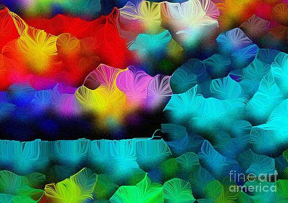 Wall Art - Painting - The Garden of Healing and Wonder by Aberjhani