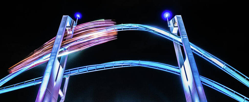 Wall Art - Photograph - The Gatekeeper At Cedar Point 2021 by Dave Morgan