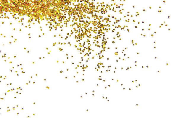 Wall Art - Photograph - The Golden Glitter Frame Background by Severija Kirilovaite