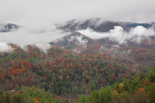 The Great Smoky Mountains in Autumn by William Jobes The Great Smoky Mountains in Autumn by William Jobes