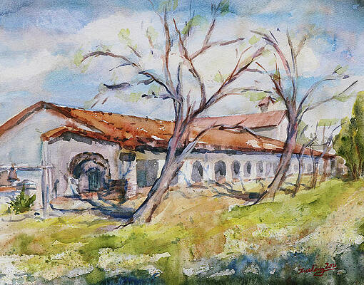 The Historic Spanish Mission San Juan Bautista California by Xueling Zou The Historic Spanish Mission San Juan Bautista California by Xueling Zou