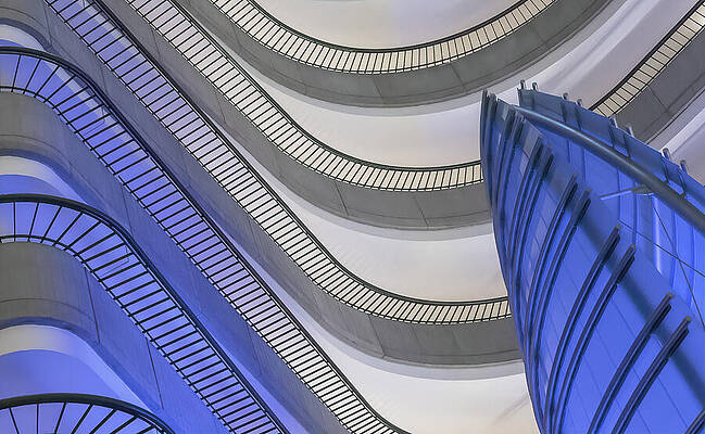 Wall Art - Photograph - The Hotel Atrium  by Sylvia Goldkranz
